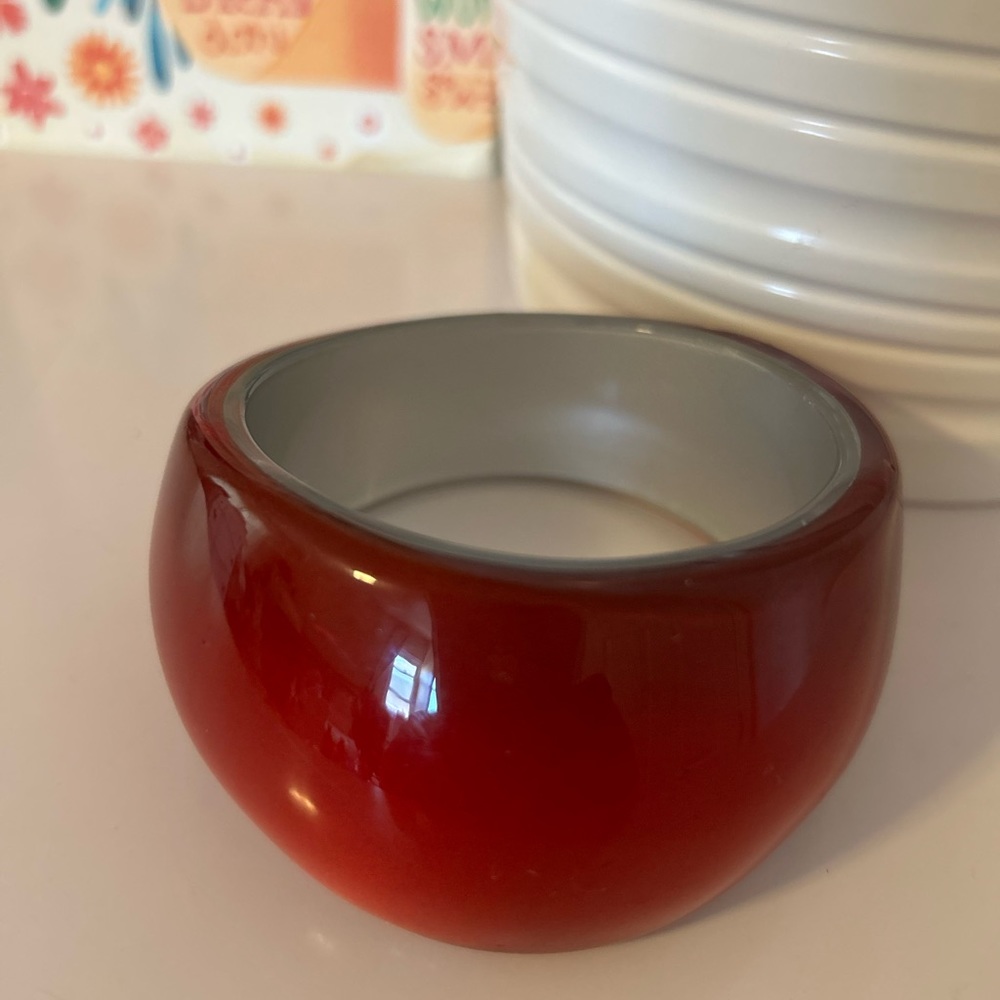 Gorgeous Red Acrylic Bangle